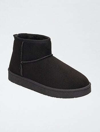 Botines forrados de antelina