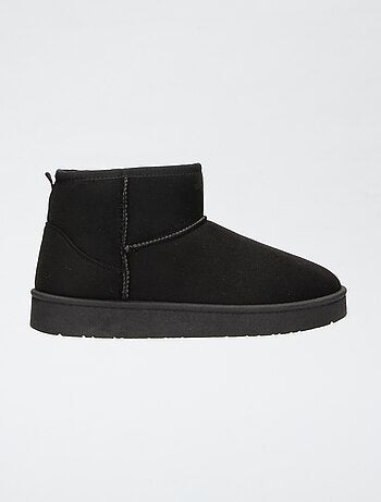 Botines forrados de antelina