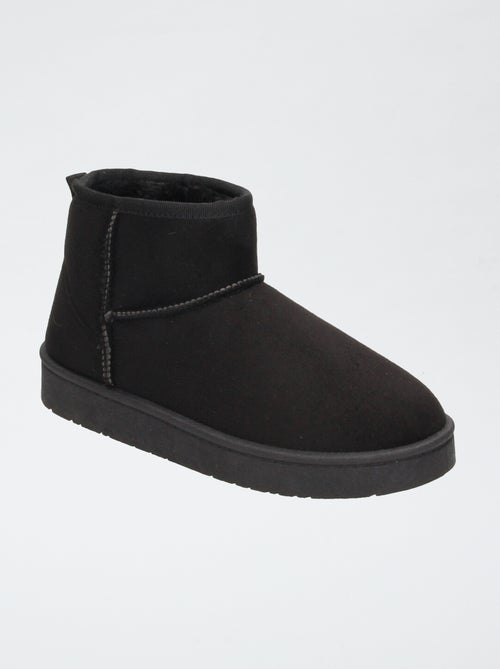 Botines forrados de antelina - Kiabi