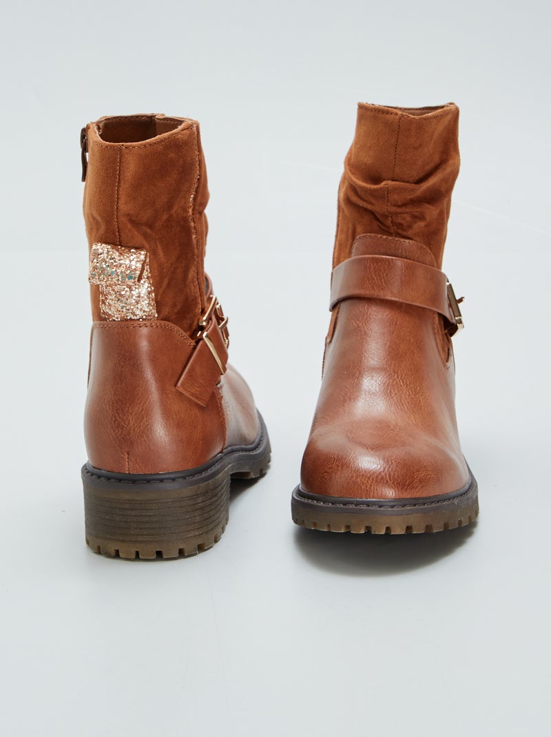 Botines Verano Mujer Botines Moteros MiMaO De Piel Para Mujer