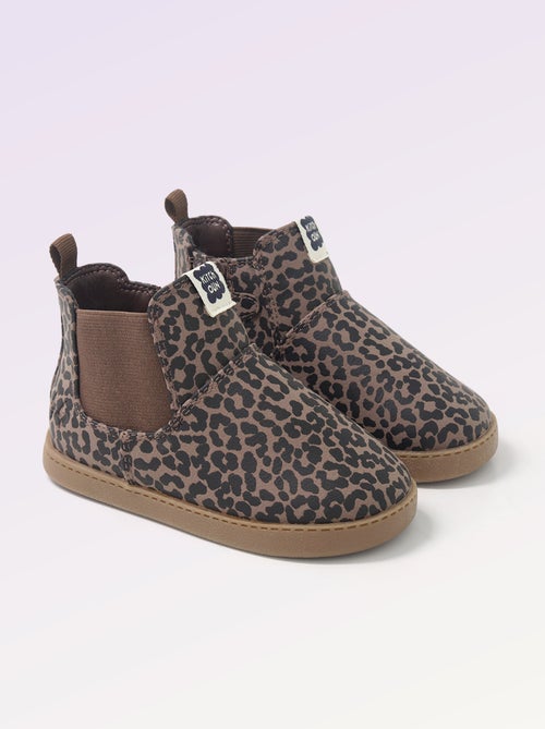 Botines sintéticos con fuelle elástico - Kiabi