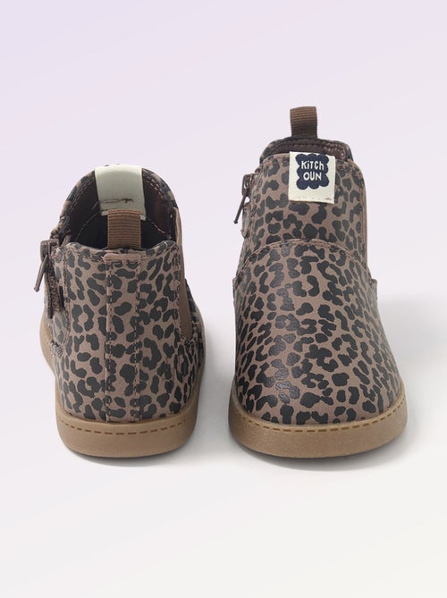 Botines sintéticos con fuelle elástico - Kiabi