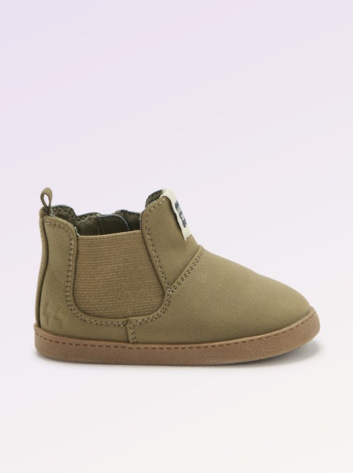 Botines sintéticos con fuelle elástico - Kiabi