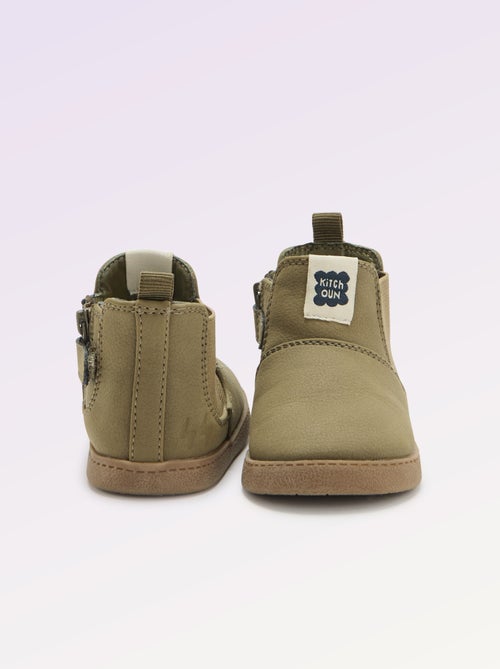 Botines sintéticos con fuelle elástico - Kiabi