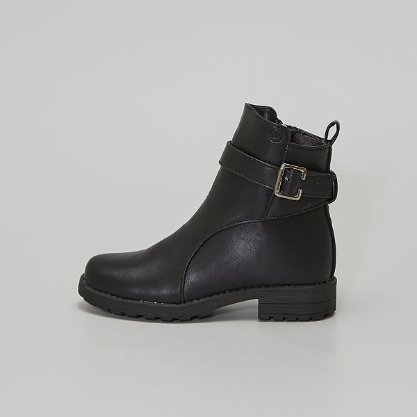 Botines sintéticos Zapatos - NEGRO - Kiabi - 16,00€