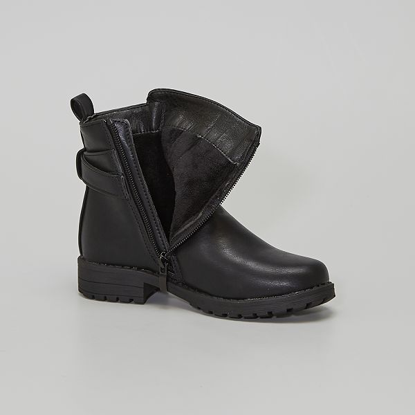 Botines sintéticos Zapatos - NEGRO - Kiabi - 16,00€