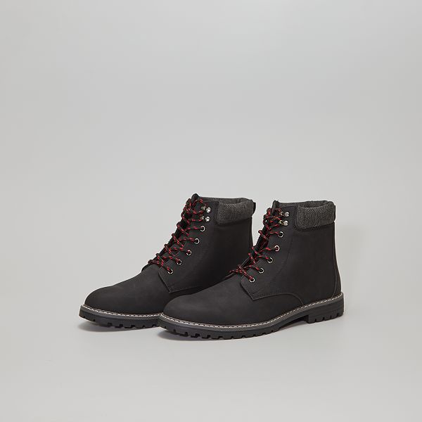 Botines tipo montaña null - negro - Kiabi - 35,00€