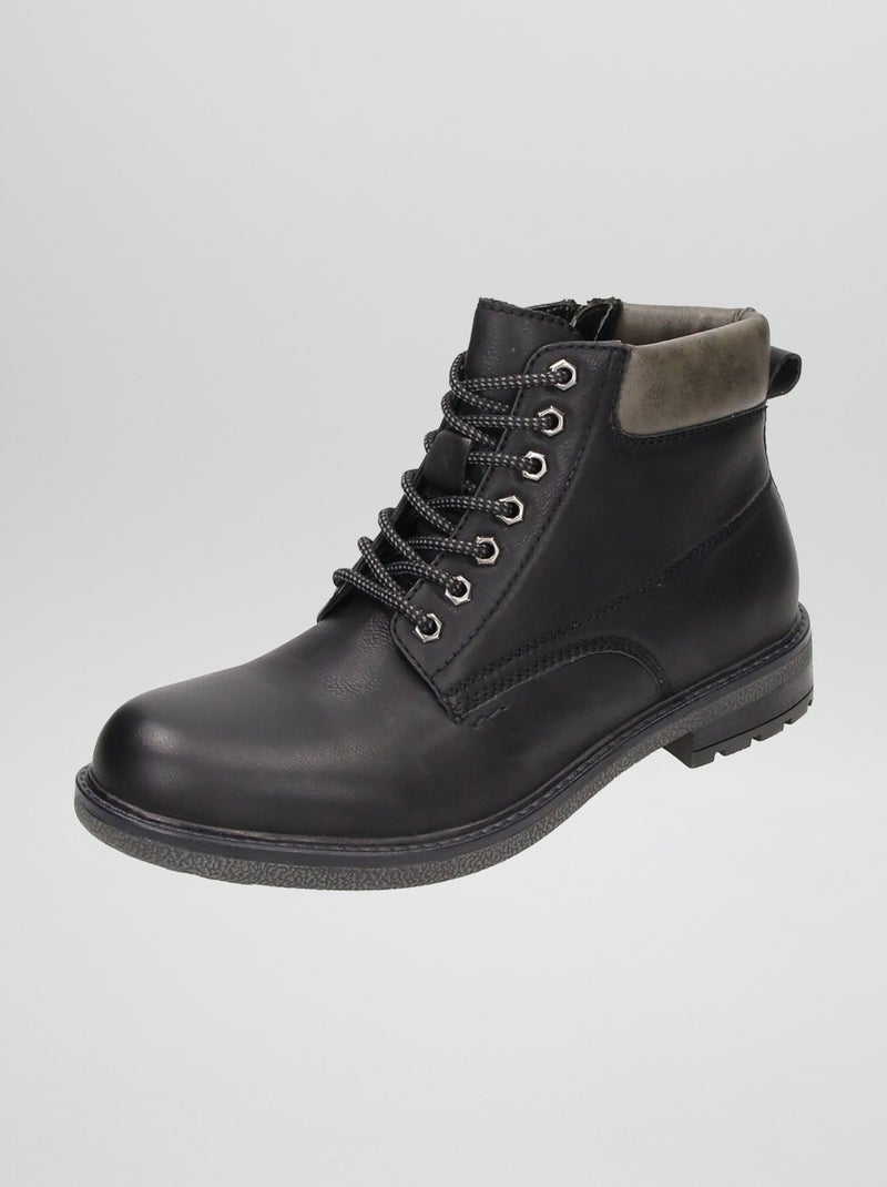Botines urbanes forrados NEGRO - Kiabi