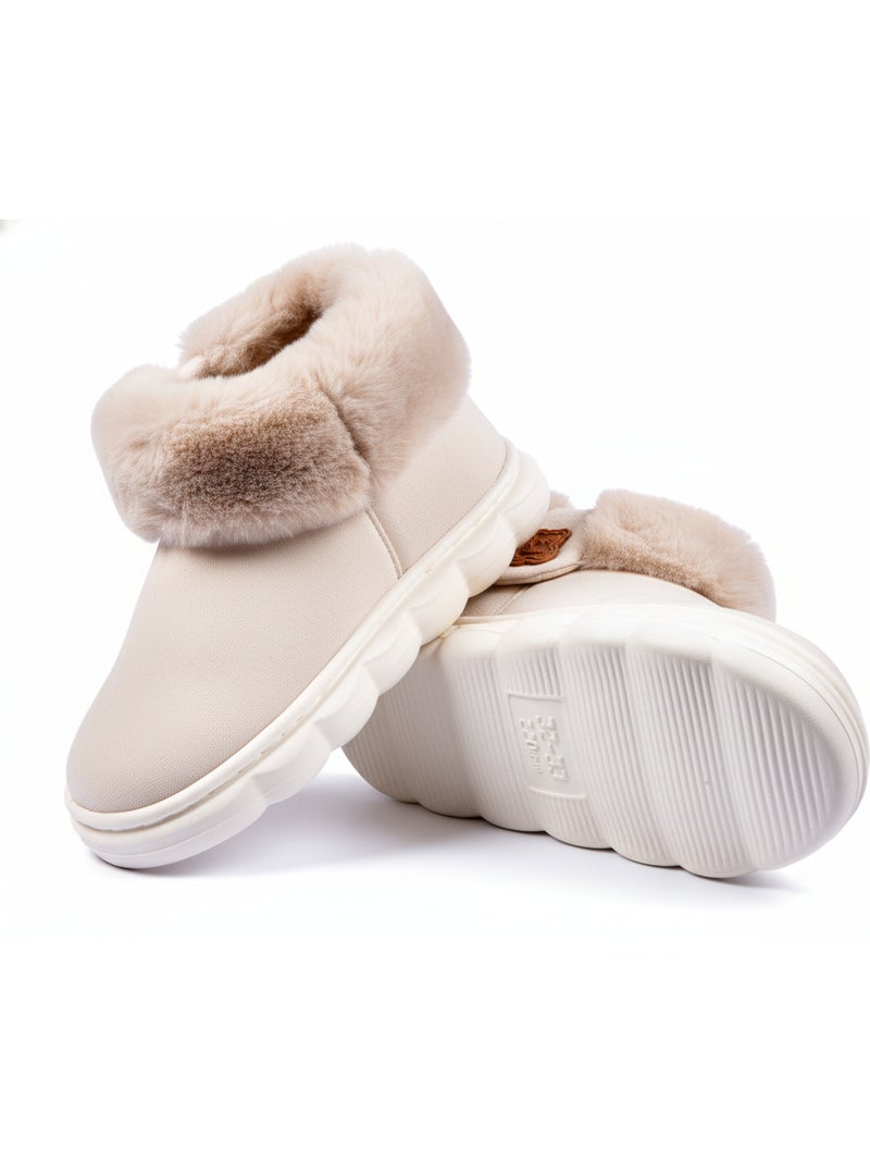 Botines Zapatillas de Casa Niña Cálidas y Ligeras MP9760 Beige - Kiabi