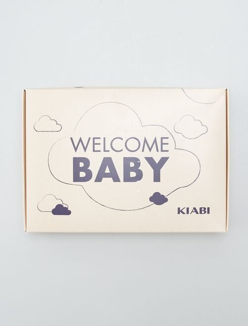 Box de nacimiento 'Welcome Baby' 4 piezas - Unisex - Kiabi