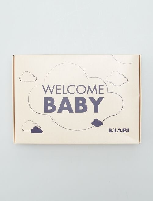 Box de nacimiento 'Welcome Baby' 4 piezas - Unisex - Kiabi