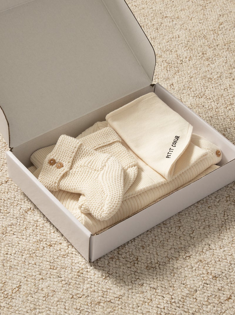 Box de nacimiento 'Welcome Baby' 5 piezas - Mixto BLANCO - Kiabi