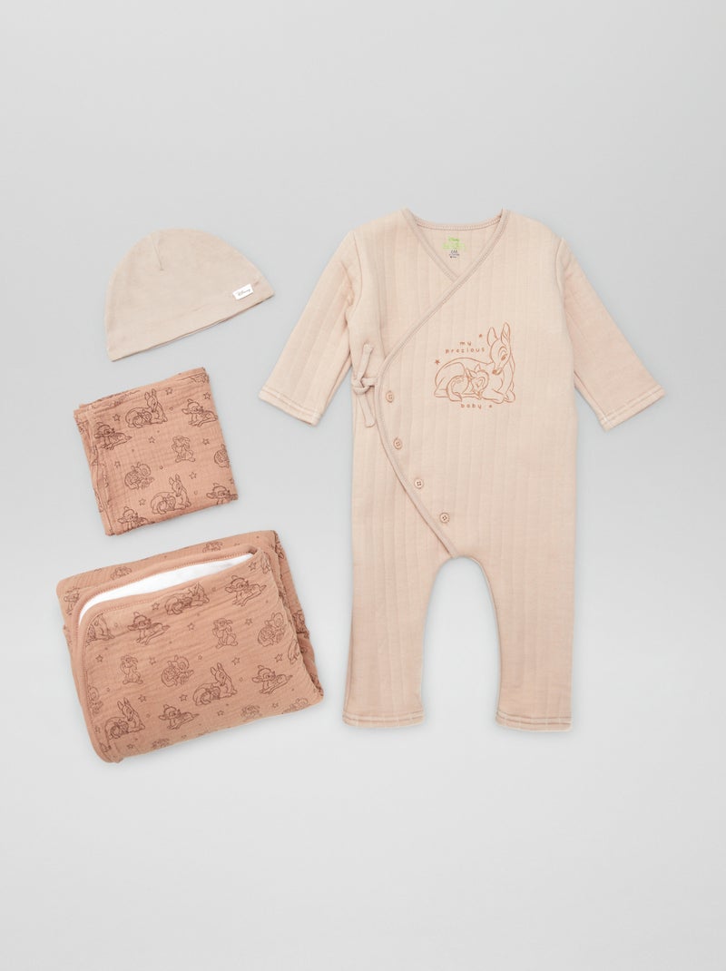Box de nacimiento 'Welcome Baby'  'Disney' - 4 piezas BEIGE - Kiabi