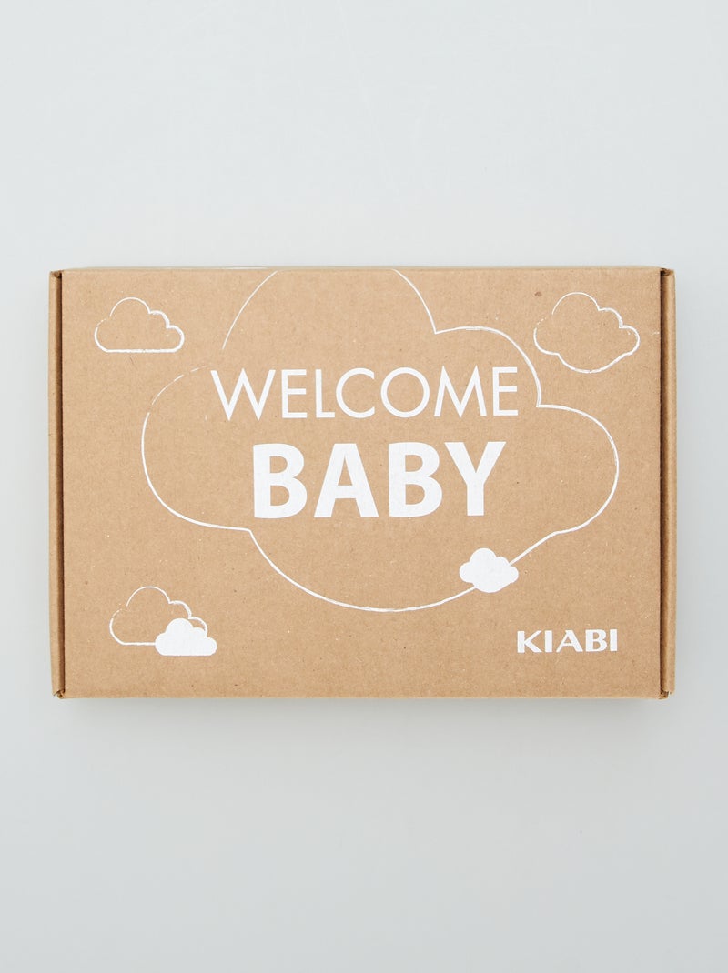 Box para recién nacido 'Welcome Baby' - 5 piezas BLANCO - Kiabi
