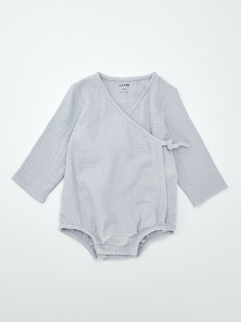 Box para recién nacido 'Welcome Baby' - 5 piezas GRIS - Kiabi