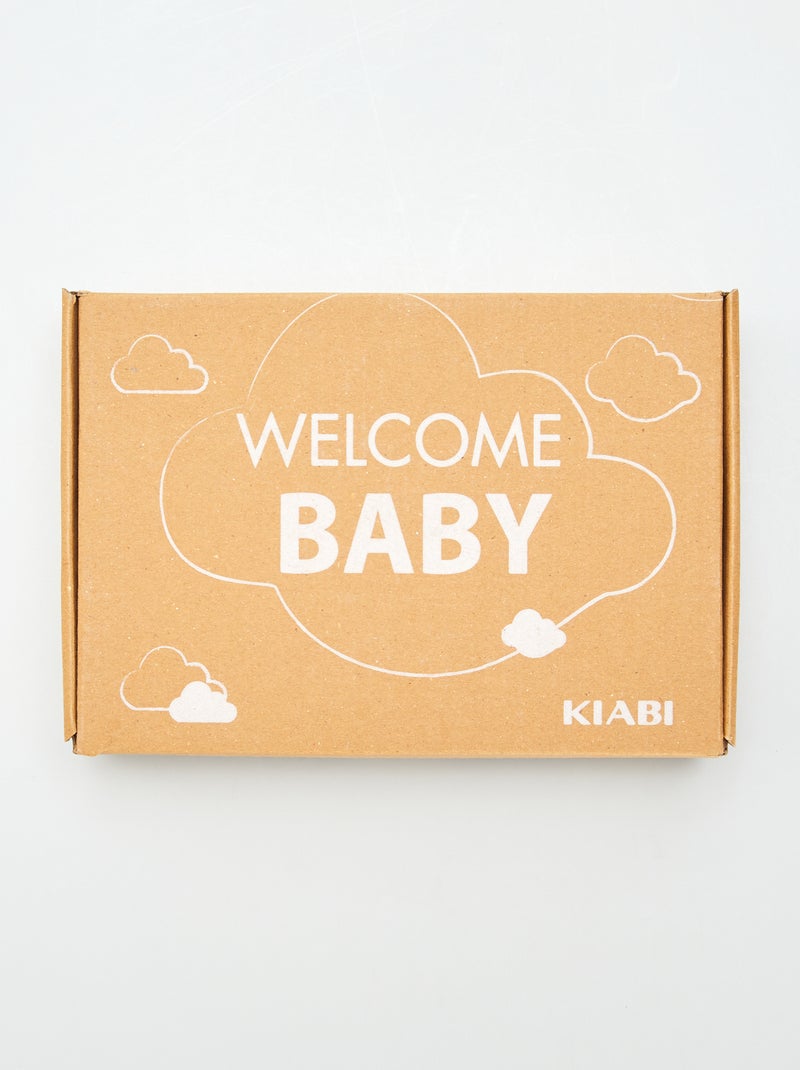 Box para recién nacido 'Welcome Baby' - 5 piezas MARRON - Kiabi