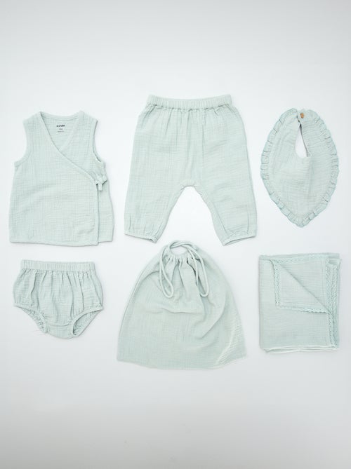 Box para recién nacido 'Welcome Baby' - 5 piezas - Kiabi