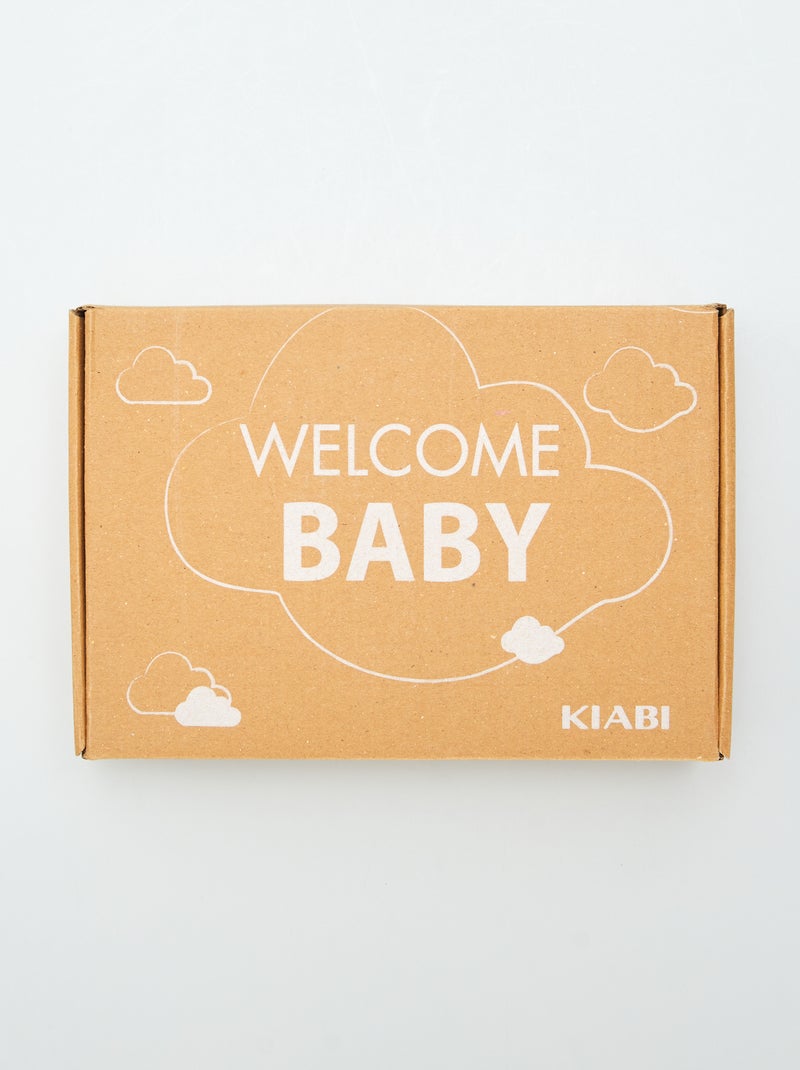 Box para recién nacido 'Welcome Baby' - 5 piezas VERDE - Kiabi