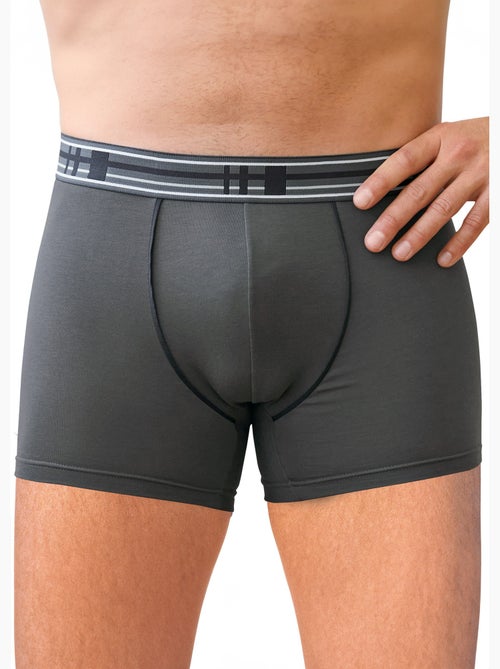 Bóxer cerrado de algodón elástico - pack de 2 - Afibel - Kiabi