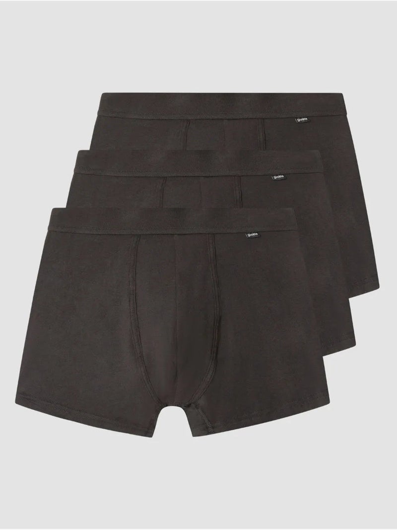 Bóxer con cintura elástica en tejido de modal Negro - Kiabi