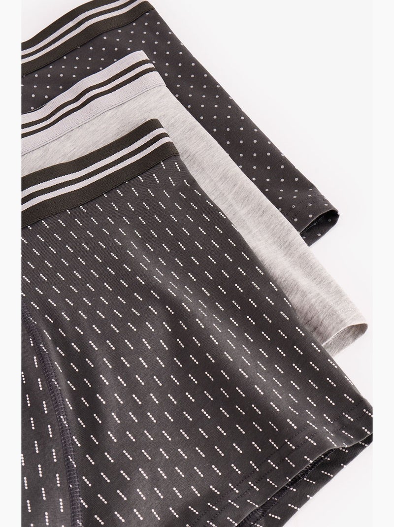 Bóxer de hombre darkmark con lunares penti Gris negro - Kiabi
