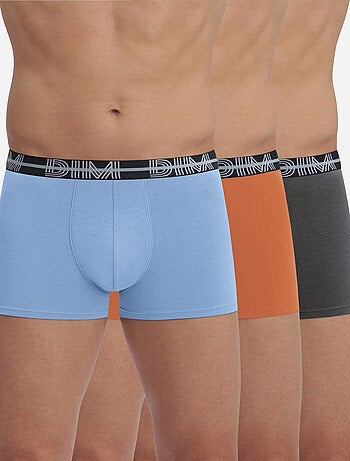 Pack de 3 bóxers hombre algodón stretch