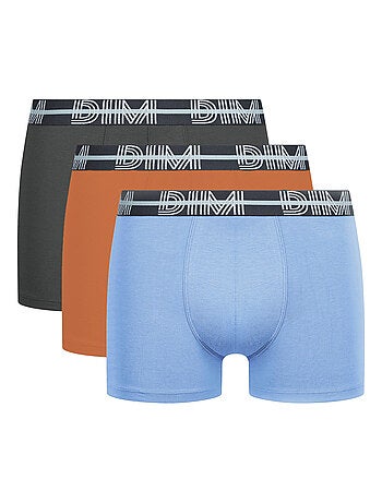 Pack de 3 bóxers hombre algodón stretch