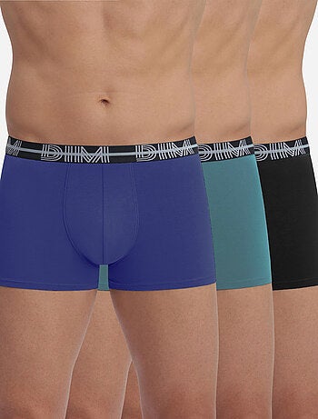 Pack de 3 bóxers hombre algodón stretch