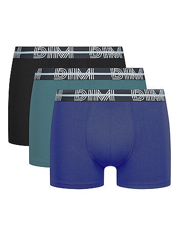 Pack de 3 bóxers hombre algodón stretch