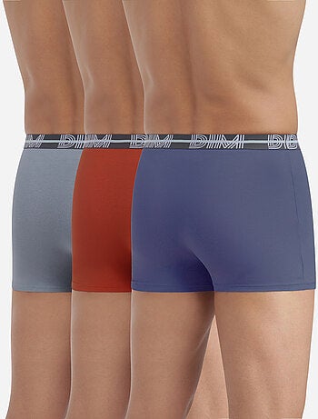 Pack de 3 bóxers hombre algodón stretch
