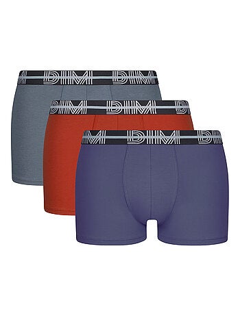 Pack de 3 bóxers hombre algodón stretch