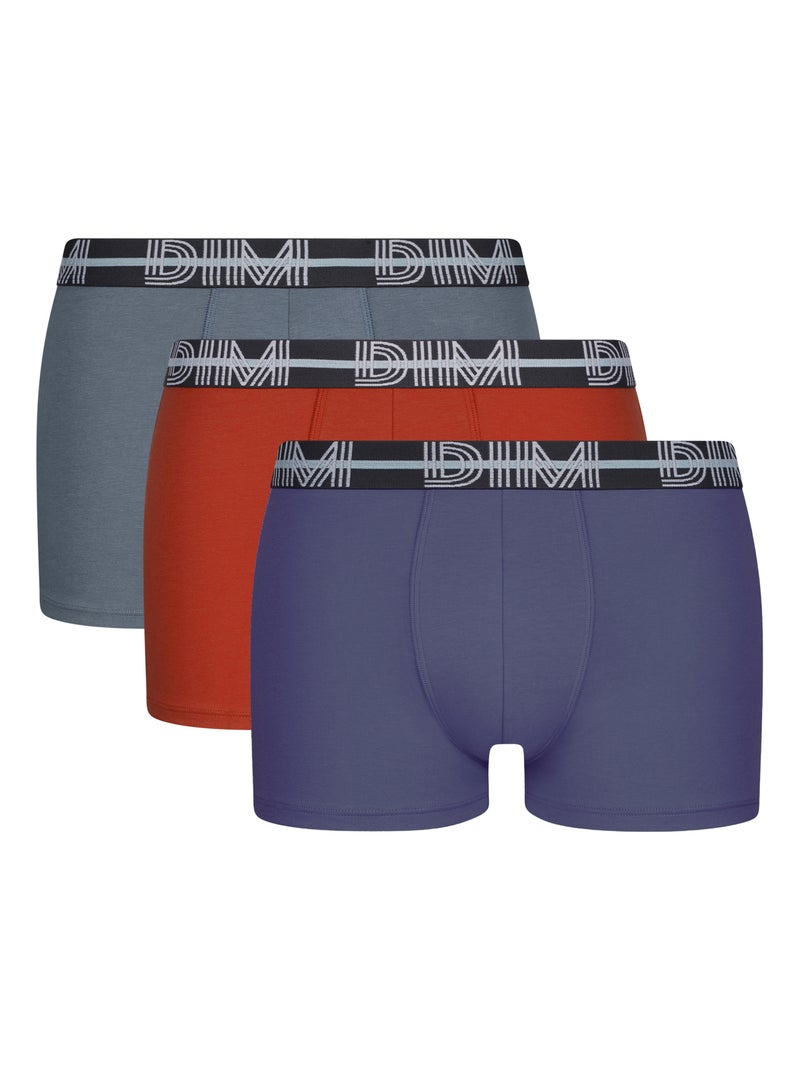 Bóxer DIM Pack de 3 Beige jaspeado - Kiabi