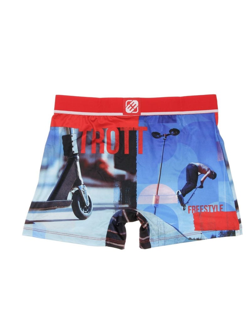Boxer estampado para hombre Freegun NIN Azul - Kiabi