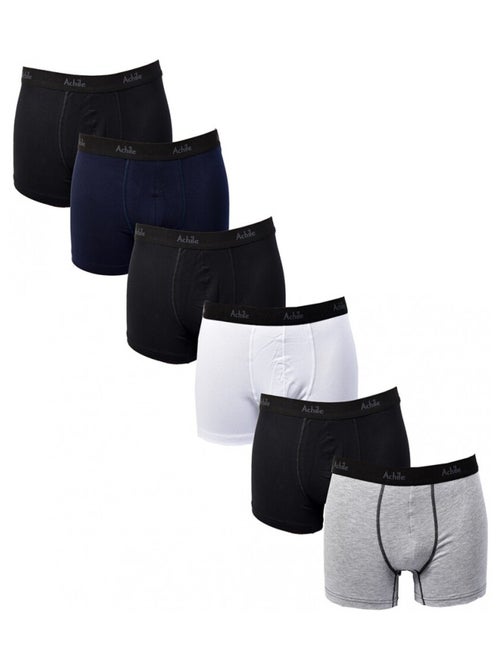 Bóxer Hombre ACHILE Ultra Confort Calidad Francesa - Pack de 6 - Kiabi