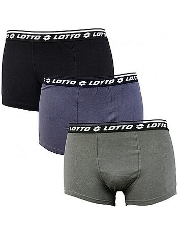 Boxer Hombre Algodón 100% LOTTO - Pack de 3