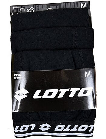 Boxer Hombre Algodón 100% LOTTO - Pack de 3