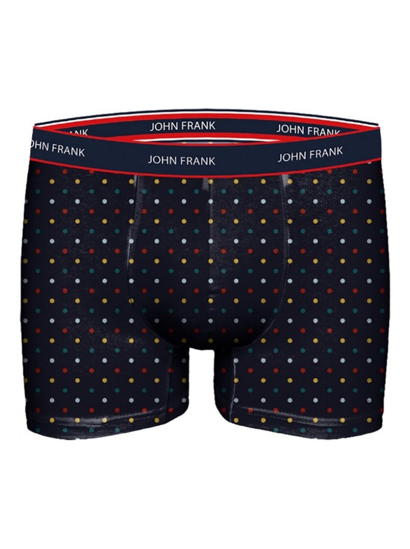 Bóxer Hombre JOHN FRANK - Pack de 3 Azul marino - Kiabi
