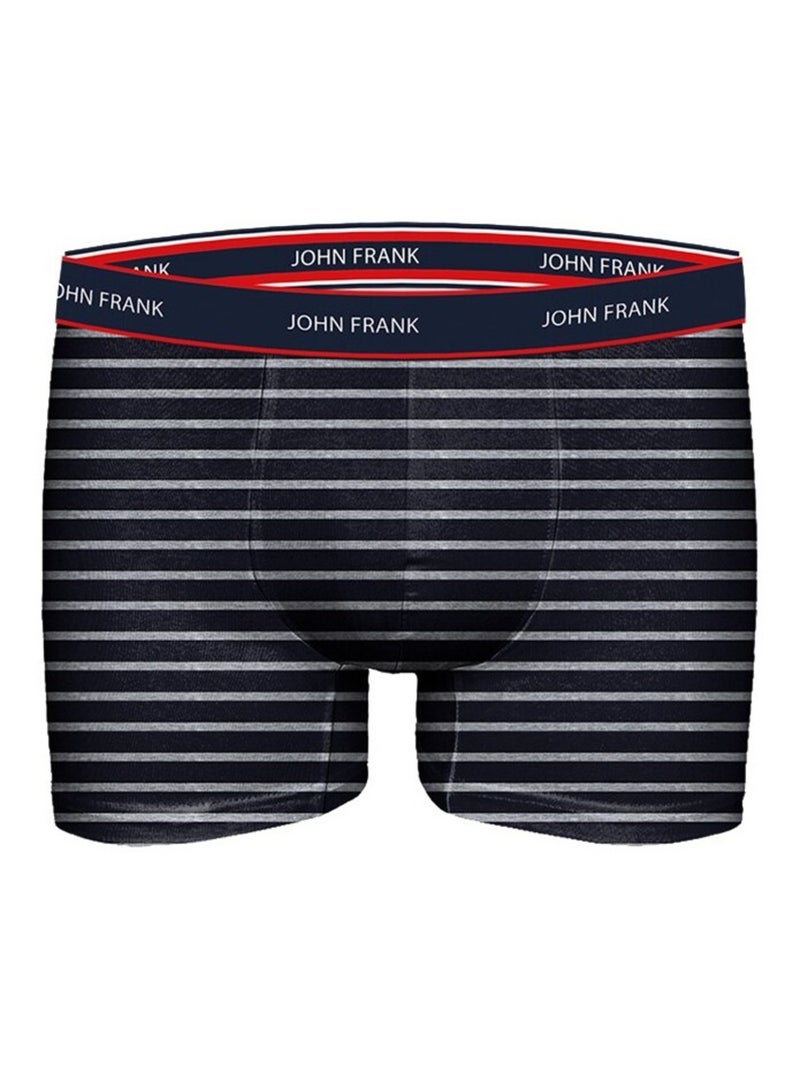 Bóxer Hombre JOHN FRANK - Pack de 3 Azul marino - Kiabi