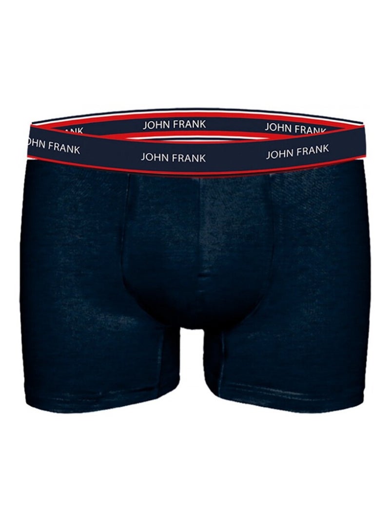 Bóxer Hombre JOHN FRANK - Pack de 3 Azul Verde Azul - Kiabi
