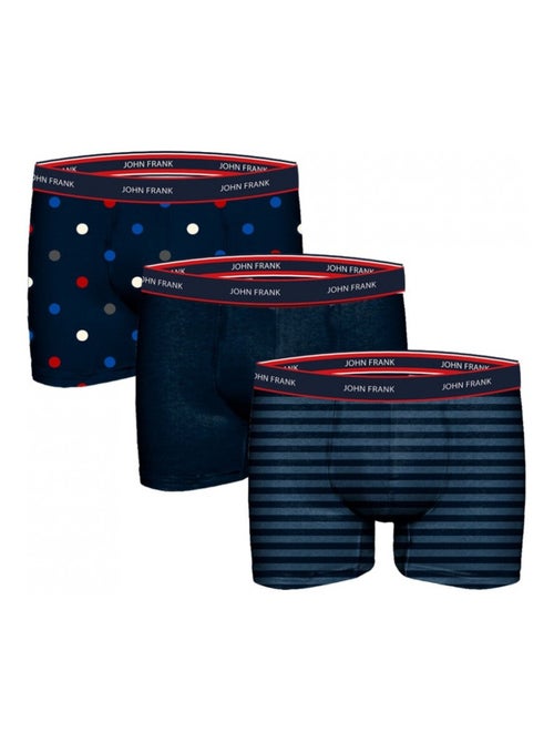 Bóxer Hombre JOHN FRANK - Pack de 3 - Kiabi