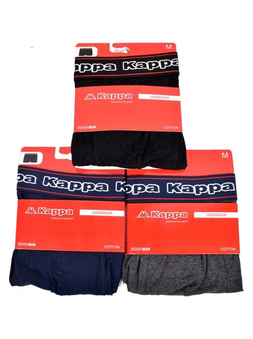 Bóxer hombre KAPPA - Pack de 3 - Kiabi
