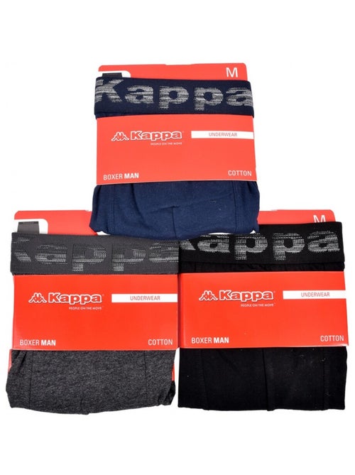 Bóxer hombre KAPPA - Pack de 3 - Kiabi
