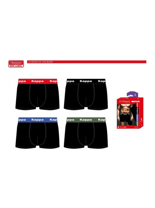 Bóxer hombre KAPPA - Pack de 4 - Kiabi