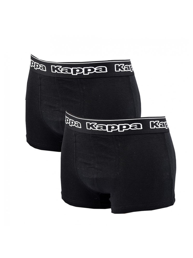 Bóxer hombre KAPPA Lote de 2 PACK REGALOS - Pack de 2 Negro - Kiabi