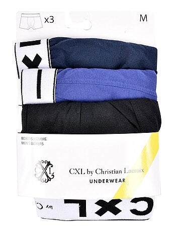 Boxer hombre LACROIX X3 - Pack de 3