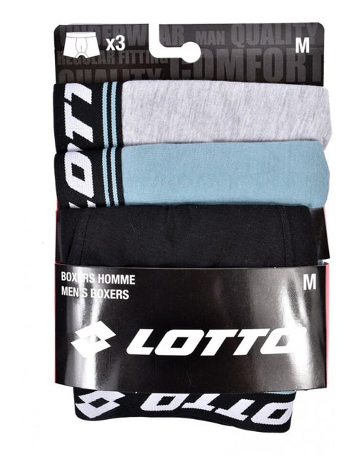 Bóxer hombre LOTTO - Pack de 3 - Kiabi