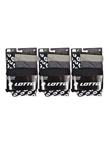 Bóxer hombre LOTTO - Pack de 9