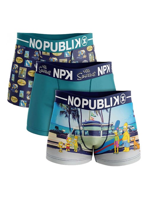 Boxer Hombre No Publik Simpsons - Pack de 3 - Kiabi Boxer Hombre No Publik Simpsons - Pack de 3 - Kiabi