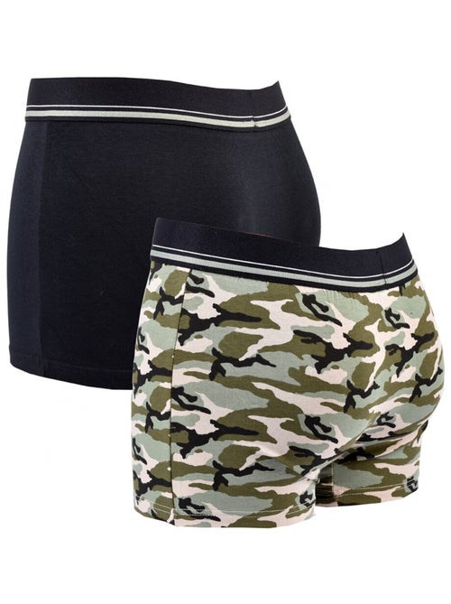 Bóxer Hombre QUIKSILVER - Pack de 2 - Kiabi Bóxer Hombre QUIKSILVER - Pack de 2 - Kiabi