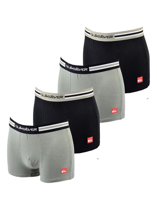 Bóxer Hombre QUIKSILVER - Pack de 4 - Kiabi Bóxer Hombre QUIKSILVER - Pack de 4 - Kiabi